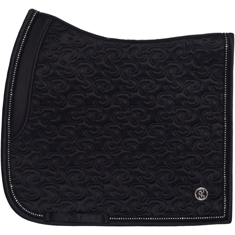 2025 PS Of Sweden Satin En Cristaux Robe D'équitation Tapis De Selle 1110-117-990 - Black